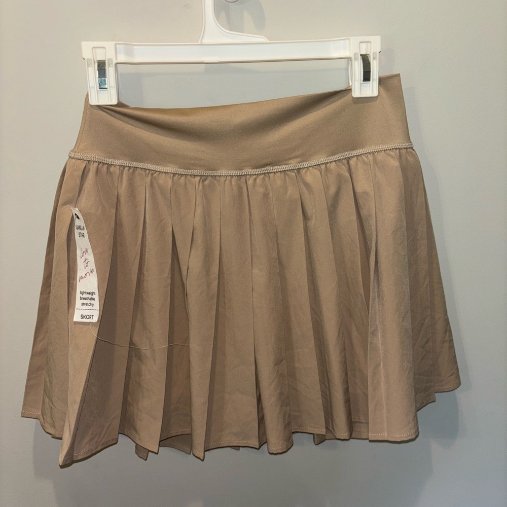 Elegant Tan Skirt. Size:L